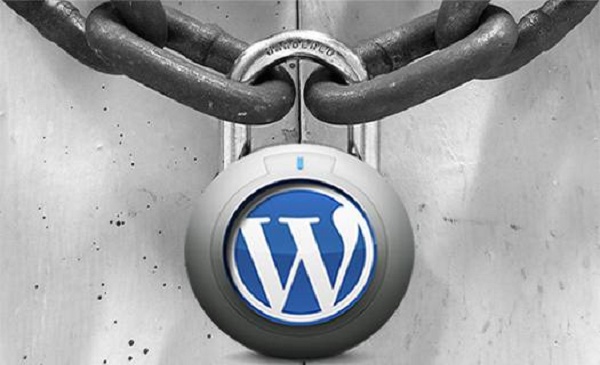 Imagem mostra cadeado com a marca do Wordpress