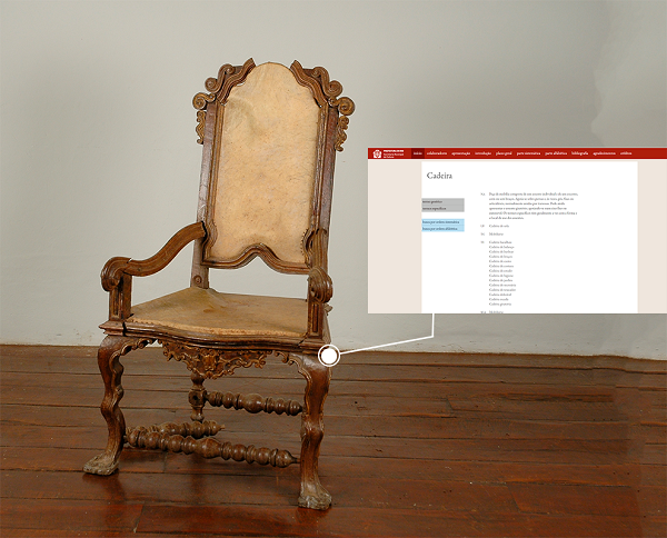 Go2web cria com a FazerArte software de Tesauro para museus Exemplo do software Tesauro dentro de um museu